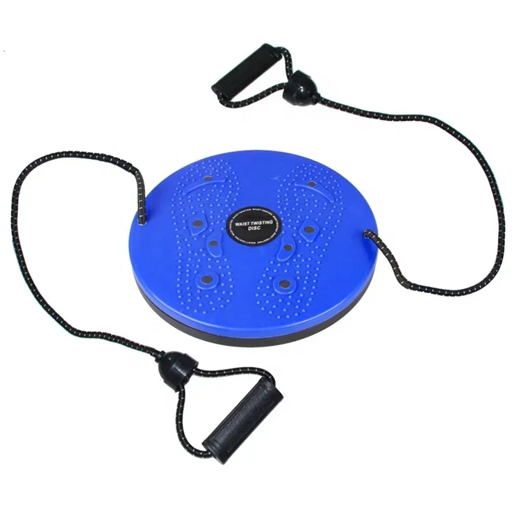 

Twist Disc Twister Board with Elastic Rope and Handles Waist Balance Twister Board