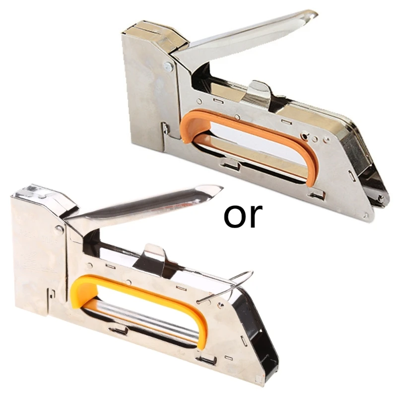 Stapler Furniture Heavy Duty Staple Guns Construction Stapler For Wood Stainless Steel Metal Hand Tool Guns Dropship