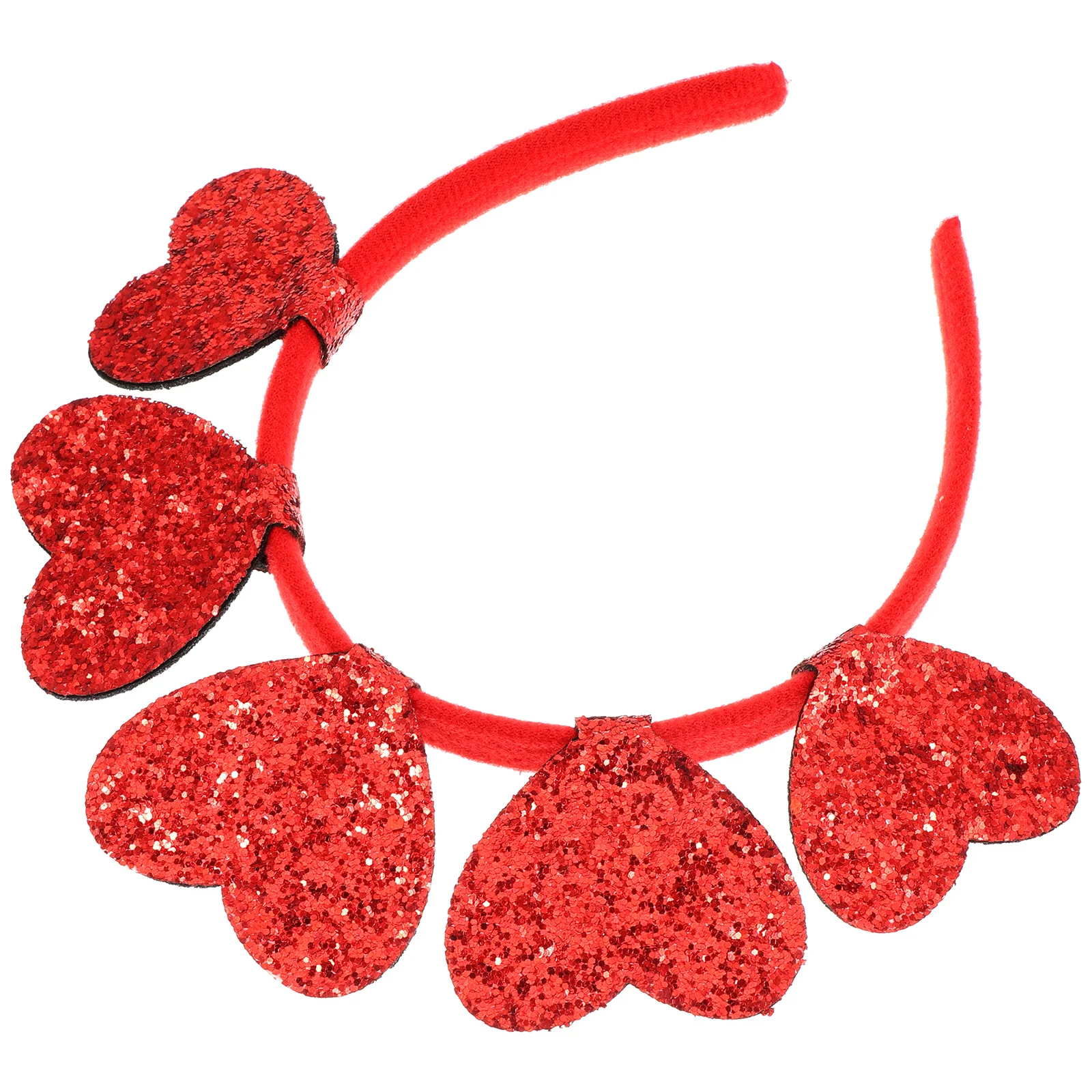 

Heart Shaped Romantic Red Heart Headband Photo Prop Valentine Day Party Accessories Red Decor Hair Band Girls Love Gift