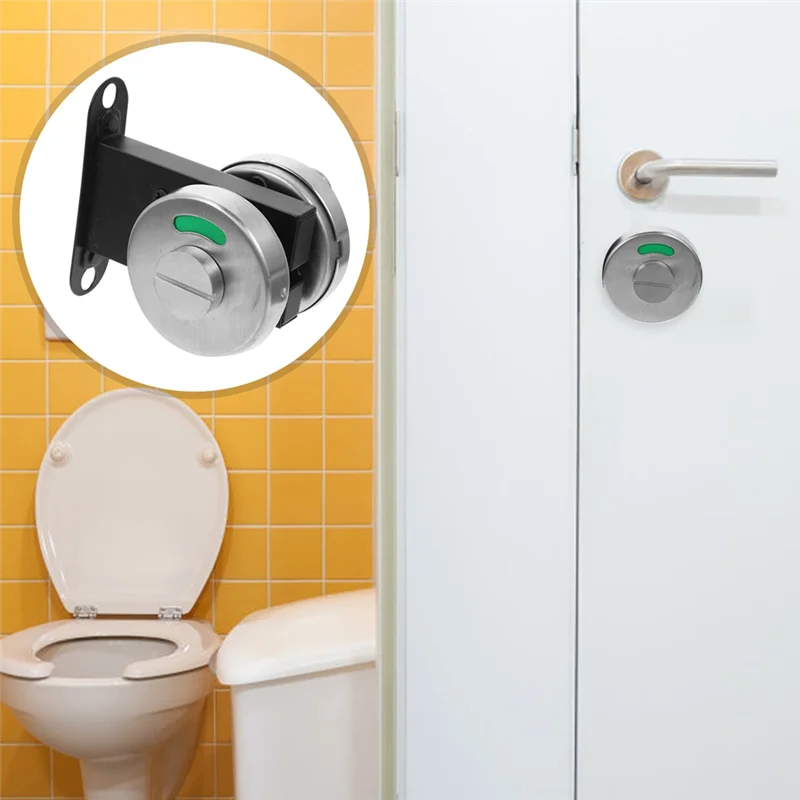 신선한 빨간색과 녹색 표시기 잠금 욕실 점유 표시 도어 데드 볼트 번호 구리 Rv 래치 화장실 잠금 장치 아기 휴대용