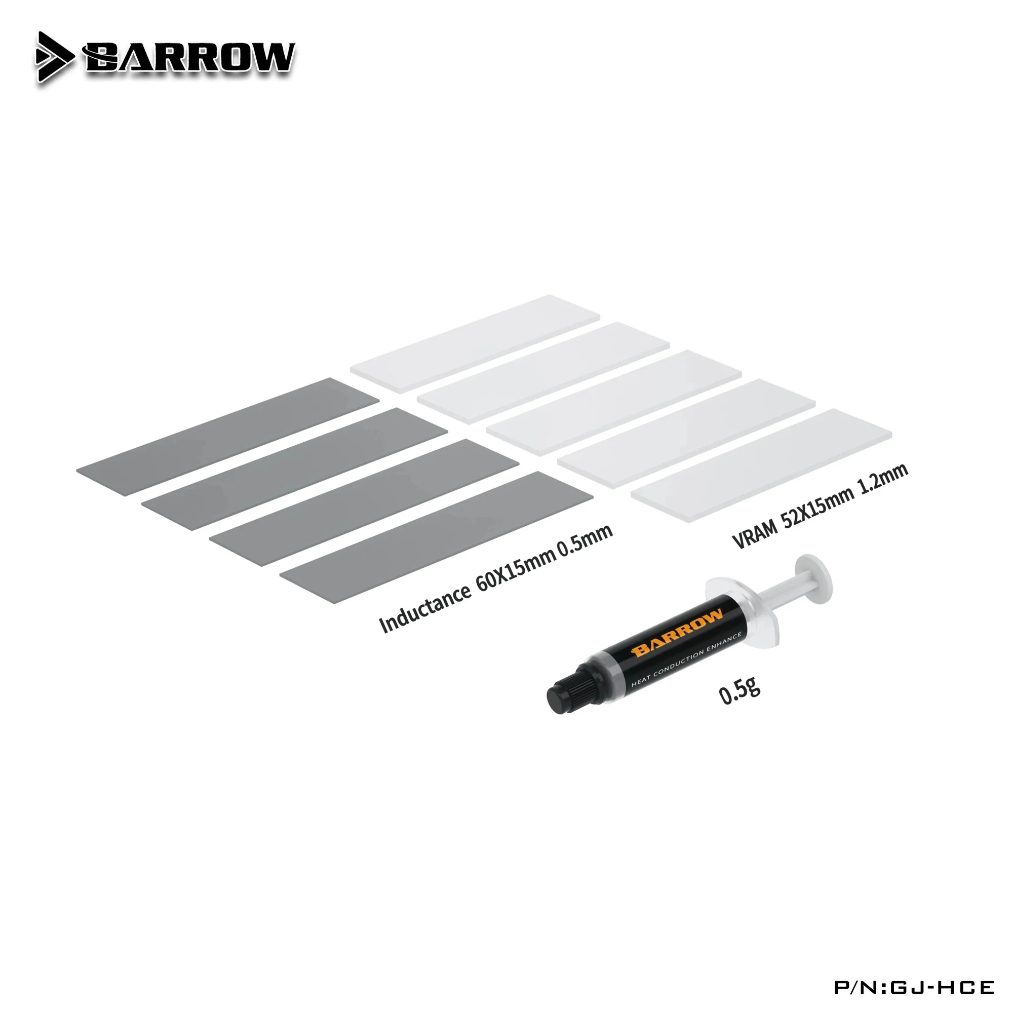 BARROW Silicon Grease Thermal Pad Kit Thermal Conductive Paste Thermal Pad Kit