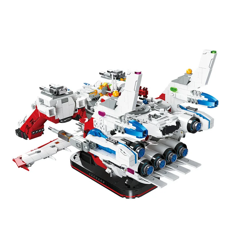 Classic Japan Science Fiction Anime Spaceship Building Block Archangels Carrier Ship Brick Construction Model Toys Collection