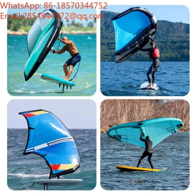2027   Inflatable Kite Surfing Water Wings Wind Wings Tearproof Fabric Handheld Paddleboard Water Sports Wind Wings Equipment