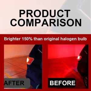 Bremsstopp rote LED -Blubs, kein Fehler für BMW 3, E90, E91, F30, F80, F31, 335d, 330i, 325i, 320d, 316i, 318d, 328i, 2pcs. 8 Hauptverkäufe BMW 320i LED Lantern - №1