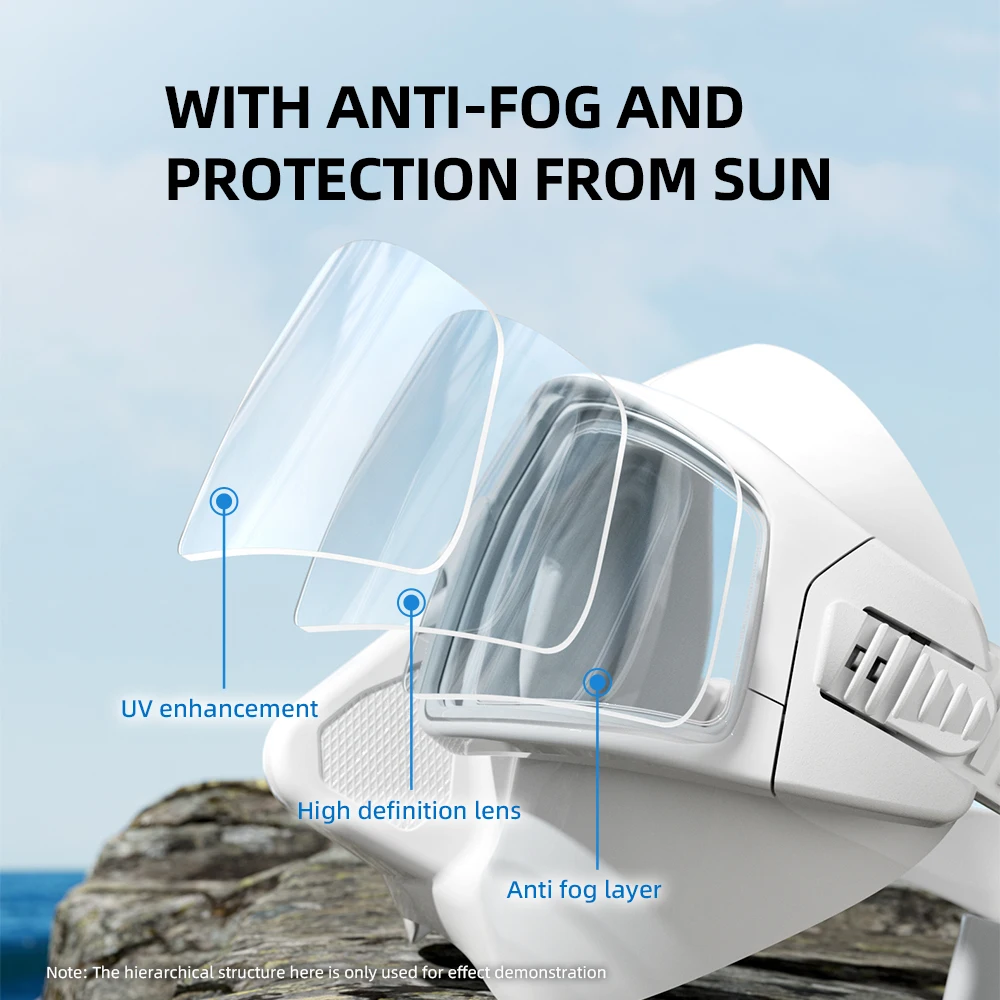 

Профессиональный набор масок для подводного плавания для взрослых — противотуманные линзы HD, защита от ультрафиолета, регулируемые очки для подводного плавания и плавания для дайверов