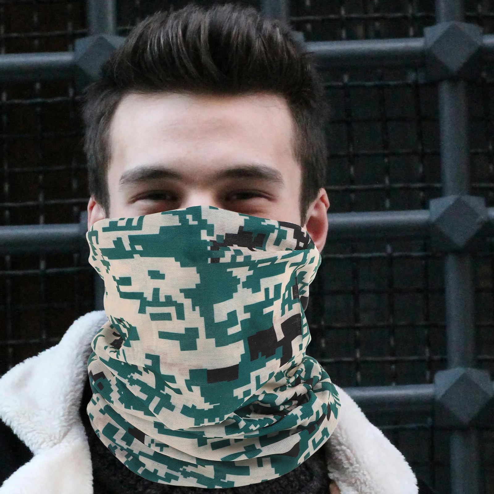 

10Pcs Multifunction Headscarf Camouflage Seamless Unisex Headband Fast Drying No Sewn Edges for Cycling Hiking Yoga Running