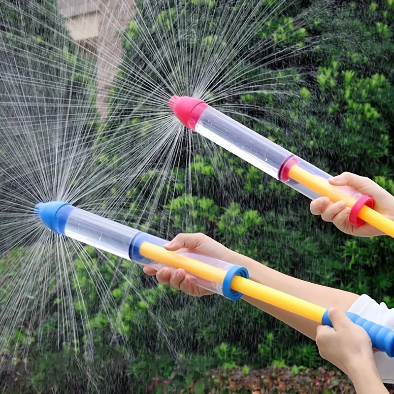 Pistola de agua para Fiesta EN LA Piscina en forma de fuegos artificiales, pulverizador de alta presión para adultos y niños, diversión junto a la piscina de verano, juguete de agua duradero para exteriores, 1 ud.