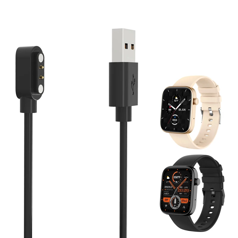 Adaptateur de chargeur de montre intelligente S6, câble de charge USB, fil de charge d'alimentation pour Colmi P71, accessoires de montre intelligente de sport