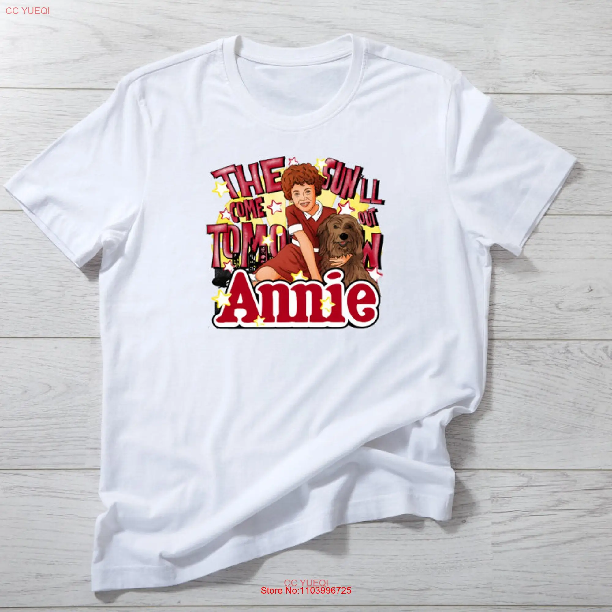 Annie Broadway Musical T Shirt New Throwback long or short sleeves