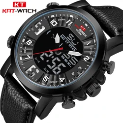 KAT-WATCH-LED Digital Relógios Masculinos, Relógio Militar do Exército, Relógios Impermeáveis, Luminoso, Frete Grátis