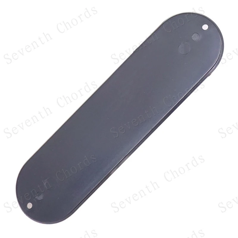 1Pcs Sand Grinding Plastic 1 Shape Guitar Bass Pickguard Cavity Cover Cover Back Plate Wiring BackPlate Black Guitar Accessories