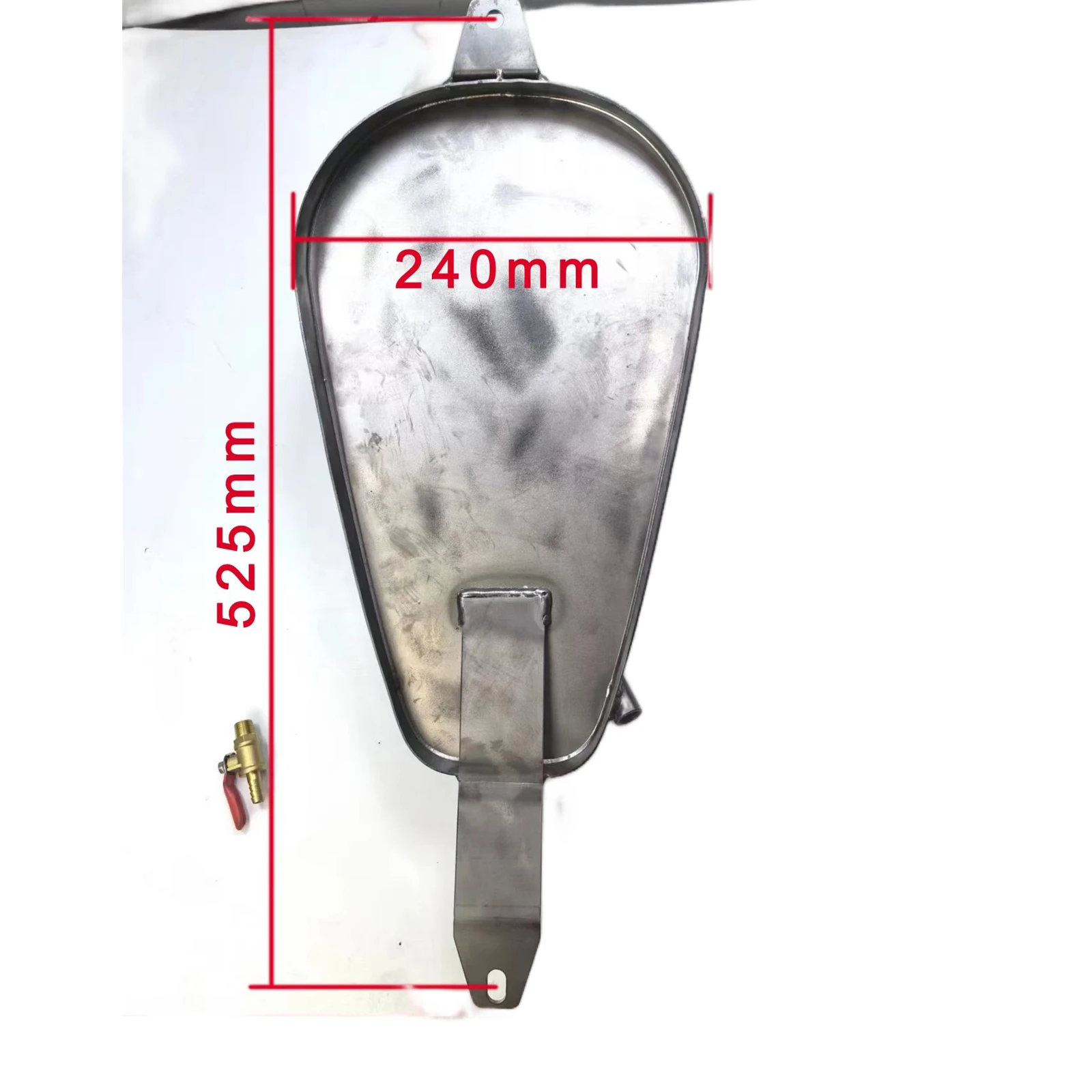 Zbiornik paliwa na benzynę motocyklową 9 l do Honda Steed VLX400 600 — zdjęcie 7
