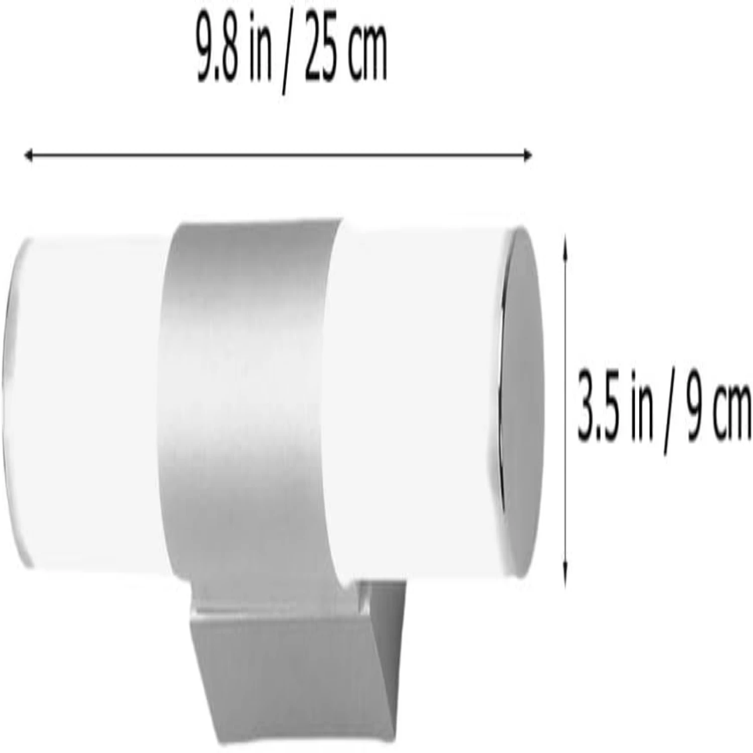 ng and chic LED bathroom vanity light. Featuring a sleek design and powerful 12w output, this elegant 25cm fixture is for