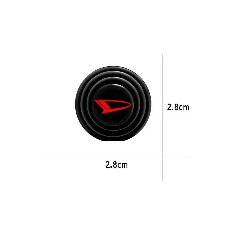 Car Door Shock Absorbing Gasket Buffer Stickers for Daihatsu Terios Sirion Mira Materia Rocky YRV Feroza Decoration Accessories