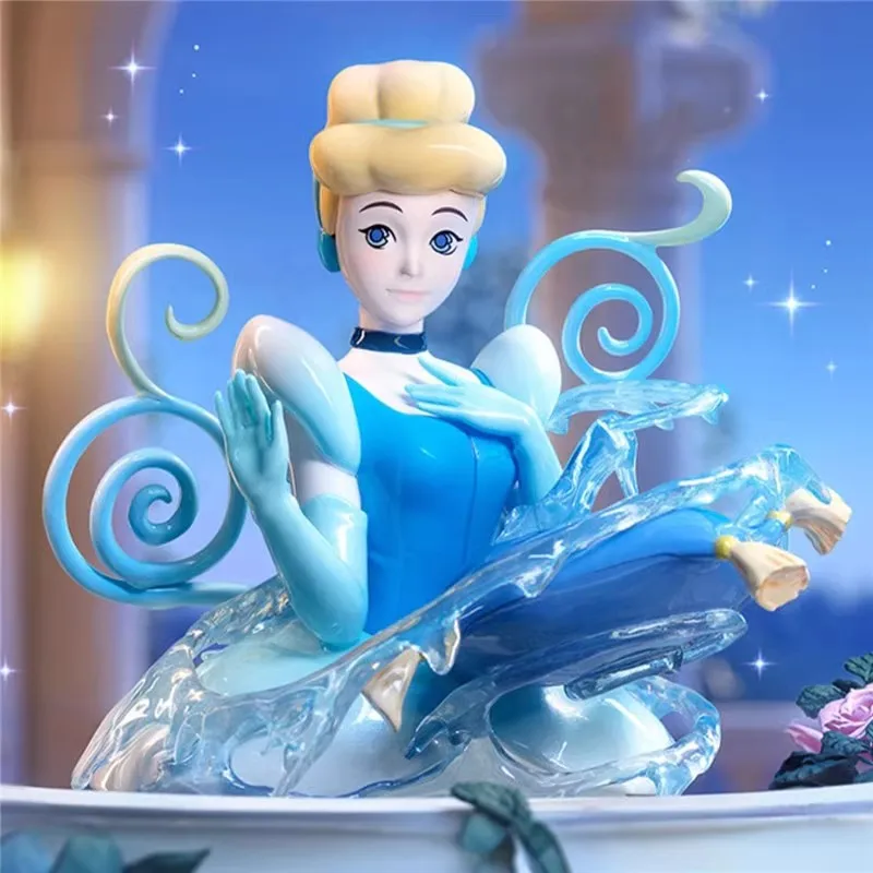 Authentique Disney Princess Art Film série II figurine à collectionner boîte aveugle à la mode décoration de bureau figurines de jouets d'action