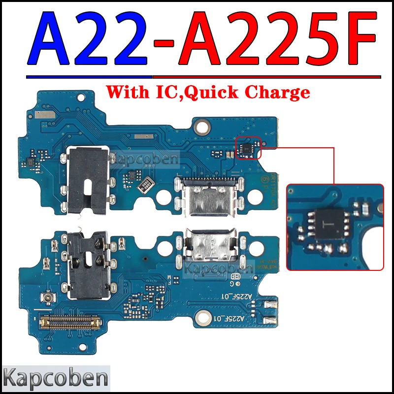 Usb Dock Charger Port for Samsung Galaxy A32 A02S A12 Nacho A22 A32 A72 K1 K2 Version 4G 5G Charging Board Module