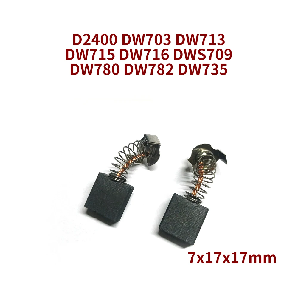

Угольные щетки для Dewalt D2400 DW703 DW713 DW715 DW716 DWS709 DW780 DW782 DW735 Аксессуары для электроинструментов