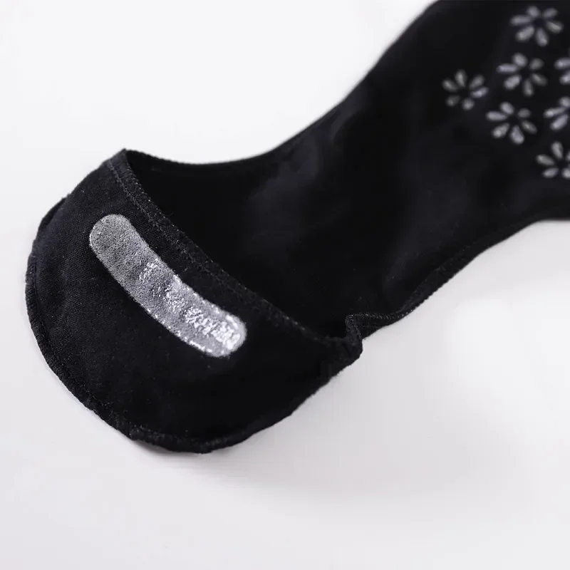 1-5Pairs Summer Cotton Socks Invisible Non-slip Boat Socks Invisible Ladies Low Cut Ankle Sock Women Slippers Silicone Thin Sock