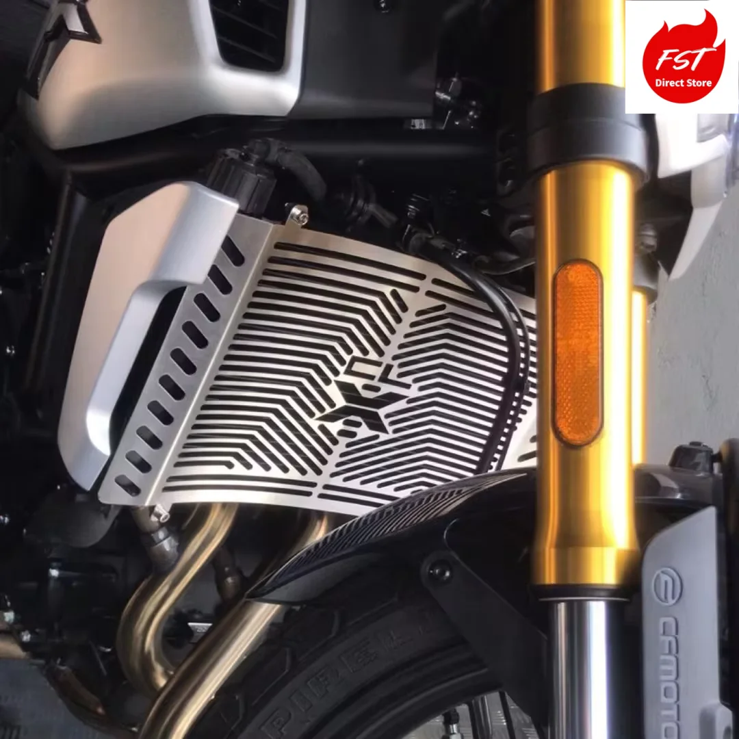 For cFMoto Retro 700 CLX250 Motorcycle Modification Stainless Steel Water Tank Mesh Protective Cover