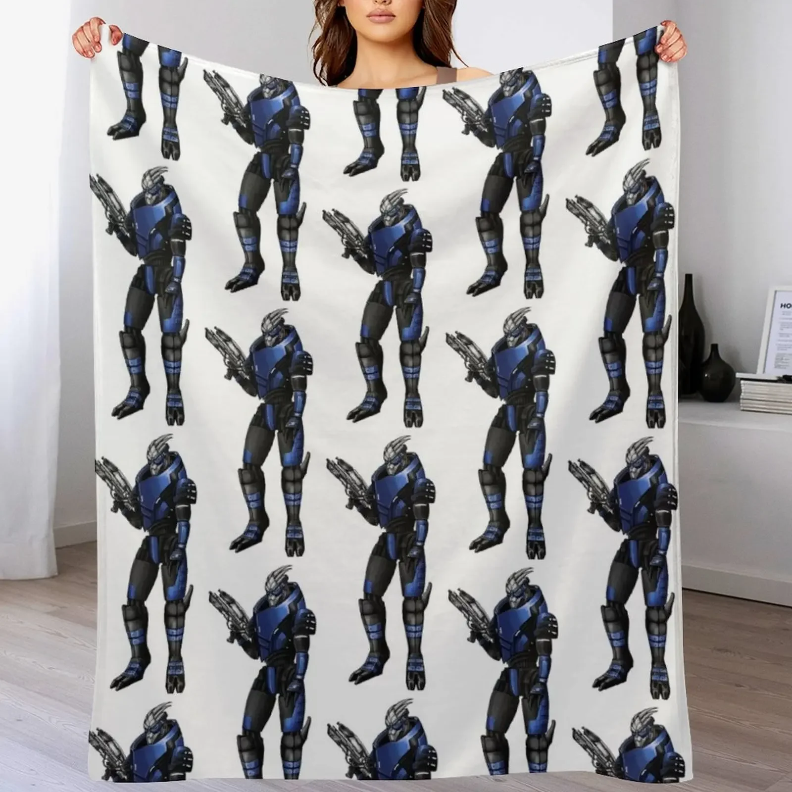 

Garrus Vakarian Throw Blanket sofa bed Soft For Baby Summer Blankets