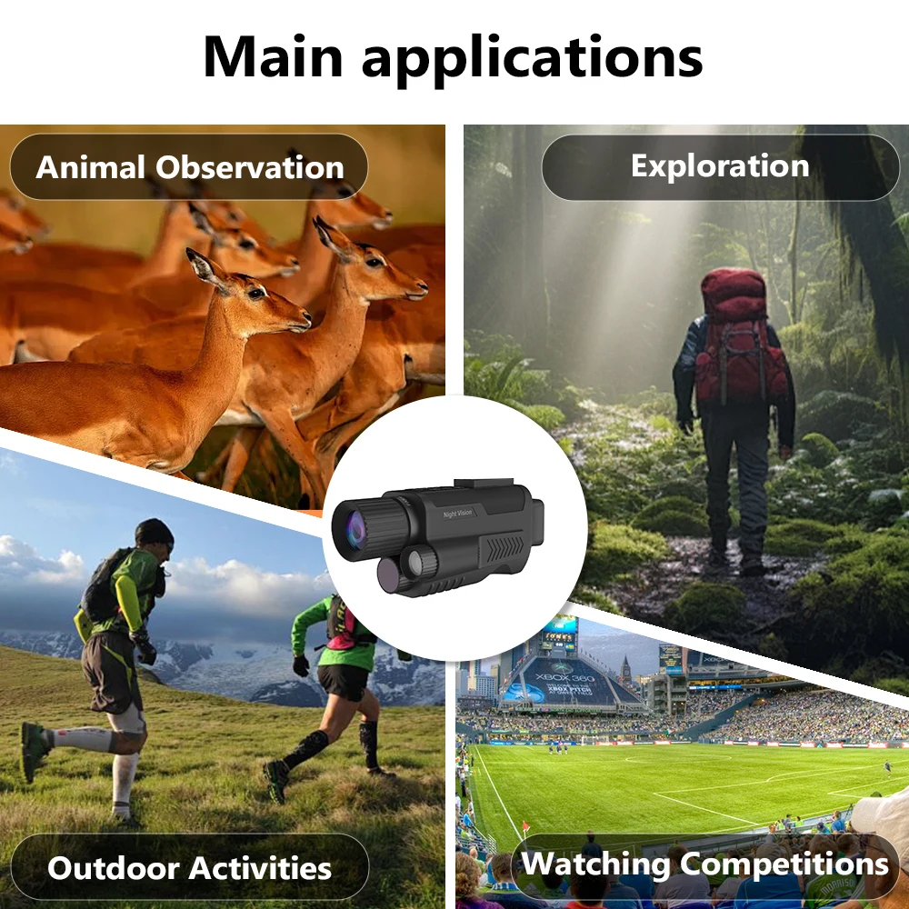 Night Vision Monocular 8X - 8X التكبير الرقمي نظارات الرؤية الليلية