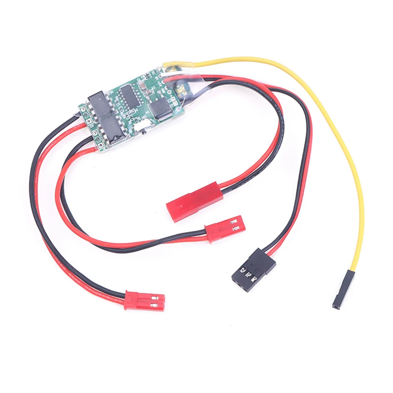 1 pz Dual Way bidirezionale spazzolato Esc 2s-3s Lipo 5a Esc controllo della velocità per modello Rc barca/serbatoio 130 180 motore spazzolato pezzi