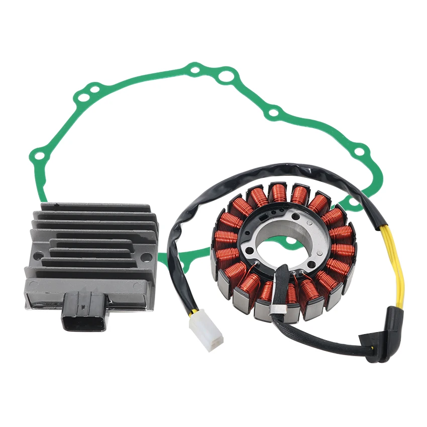 Motorcycle Regulator Rectifier+Ignition Stator Coil+Cover Gasket For Honda CL250 2023-2026 OEM:31120-K1T-E11 31600-K2Y-A01