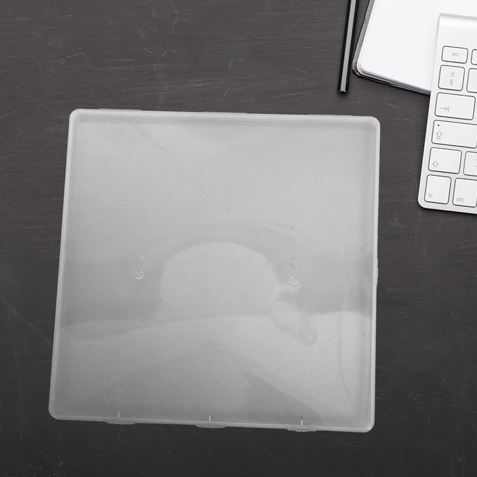 

2Pcs Document Organizer Storage Box PP Card Holder File Organizer Photo Postcard Case Certificate Keeper for Travel