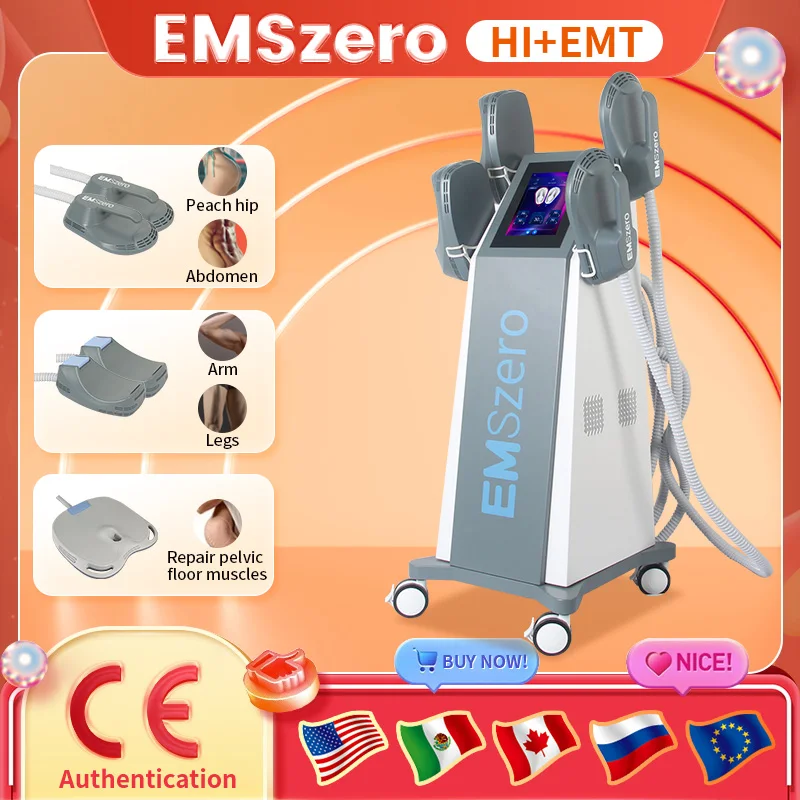 Professional EMSzero RF Machine 2025 EMSzero Body Sculpting Machine EMS Fat Burning EMS Slimming Muscle Stimulator 15 Tesla