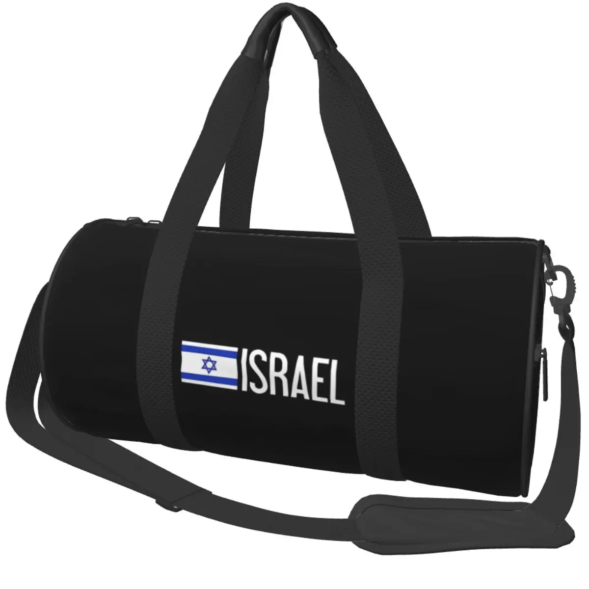 

Gym Bag Israel Israeli Flag Sports Bag Large Couple Portable Pattern Handbag Colorful Luggage Fitness Bag