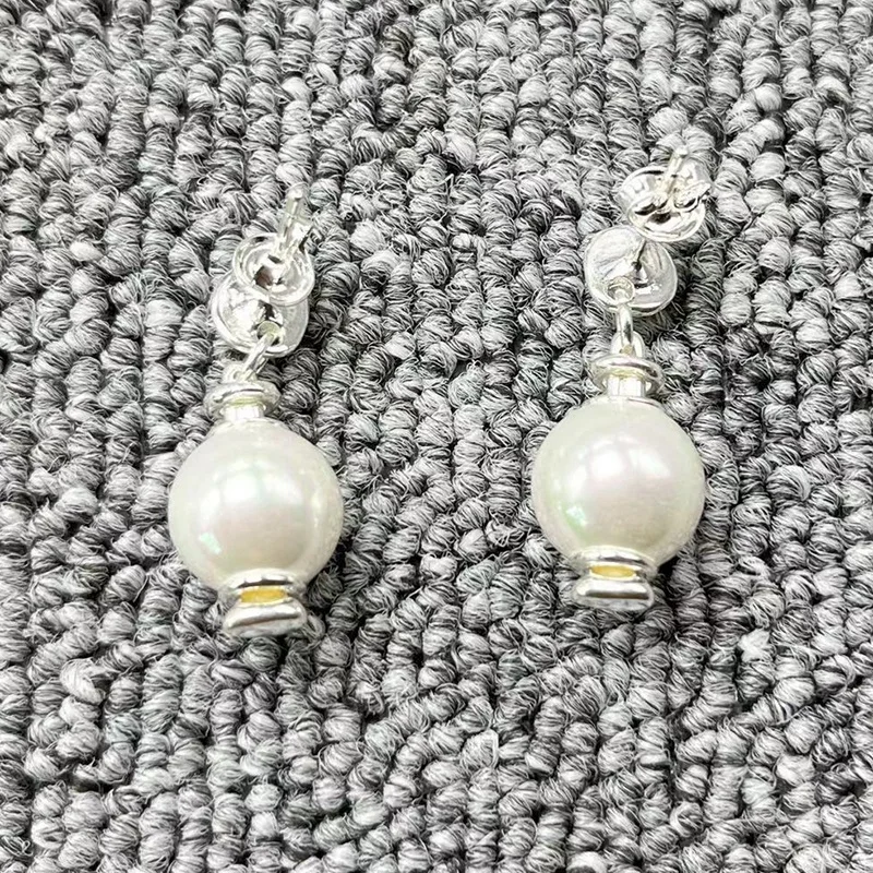 2024 Spanish French Romantic Small Fragrant Pearl Earrings Women's Accessories Gift for Girlfriend's Birthday