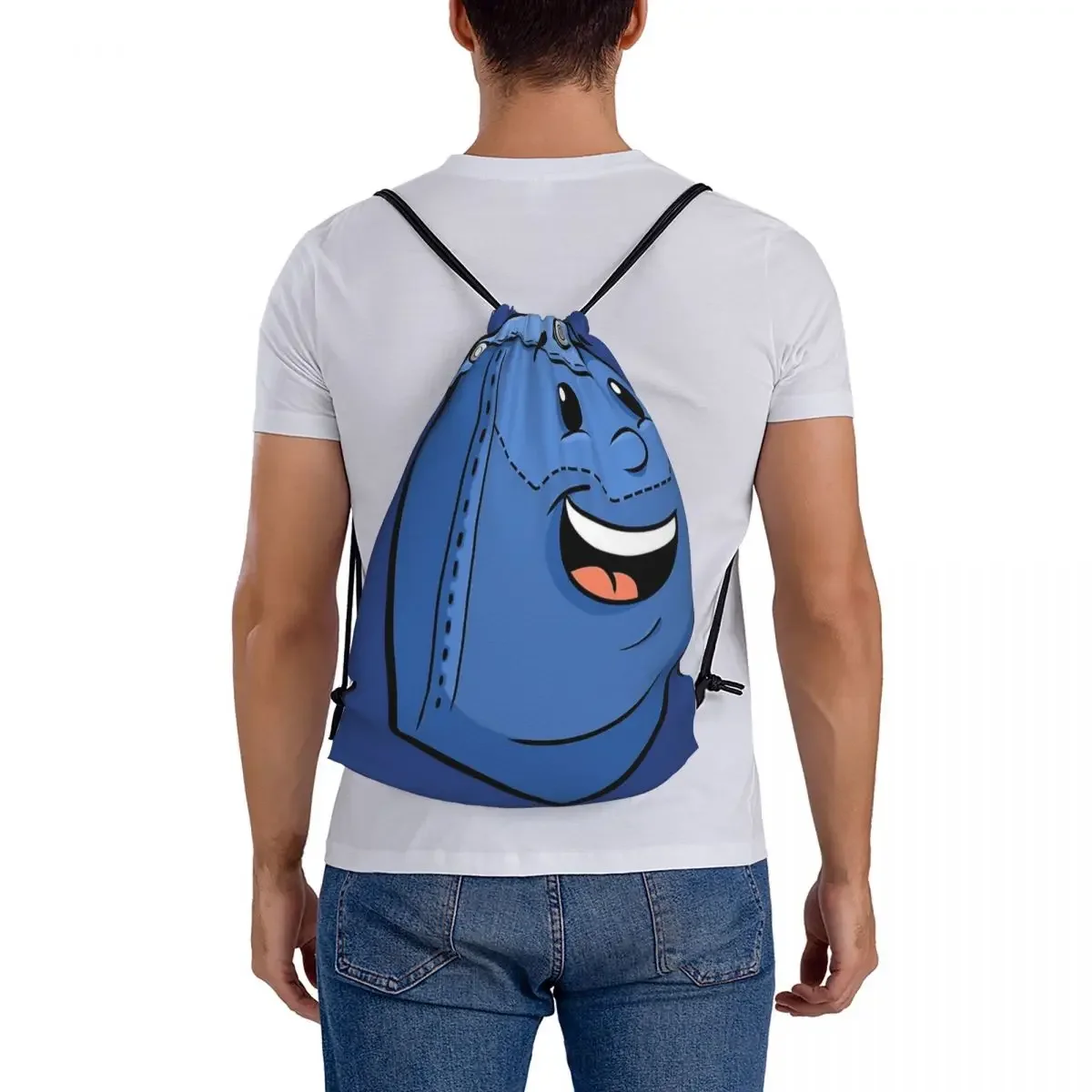 Pockety mochilas multifunción portátiles con cordón, paquete de cordón, bolsa de zapatos de bolsillo, bolsa de libros para la escuela de viajes