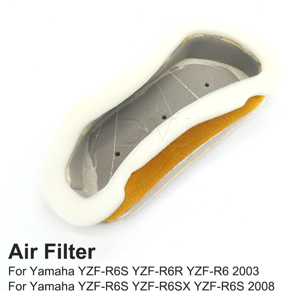 For Yamaha YZF R6 YZF-R6R R6 RaceBase YZF-R6 R6 SRC YZF-R6S R6S 50th Anniversary Motorcycle Accessories Air Filter Cleaner