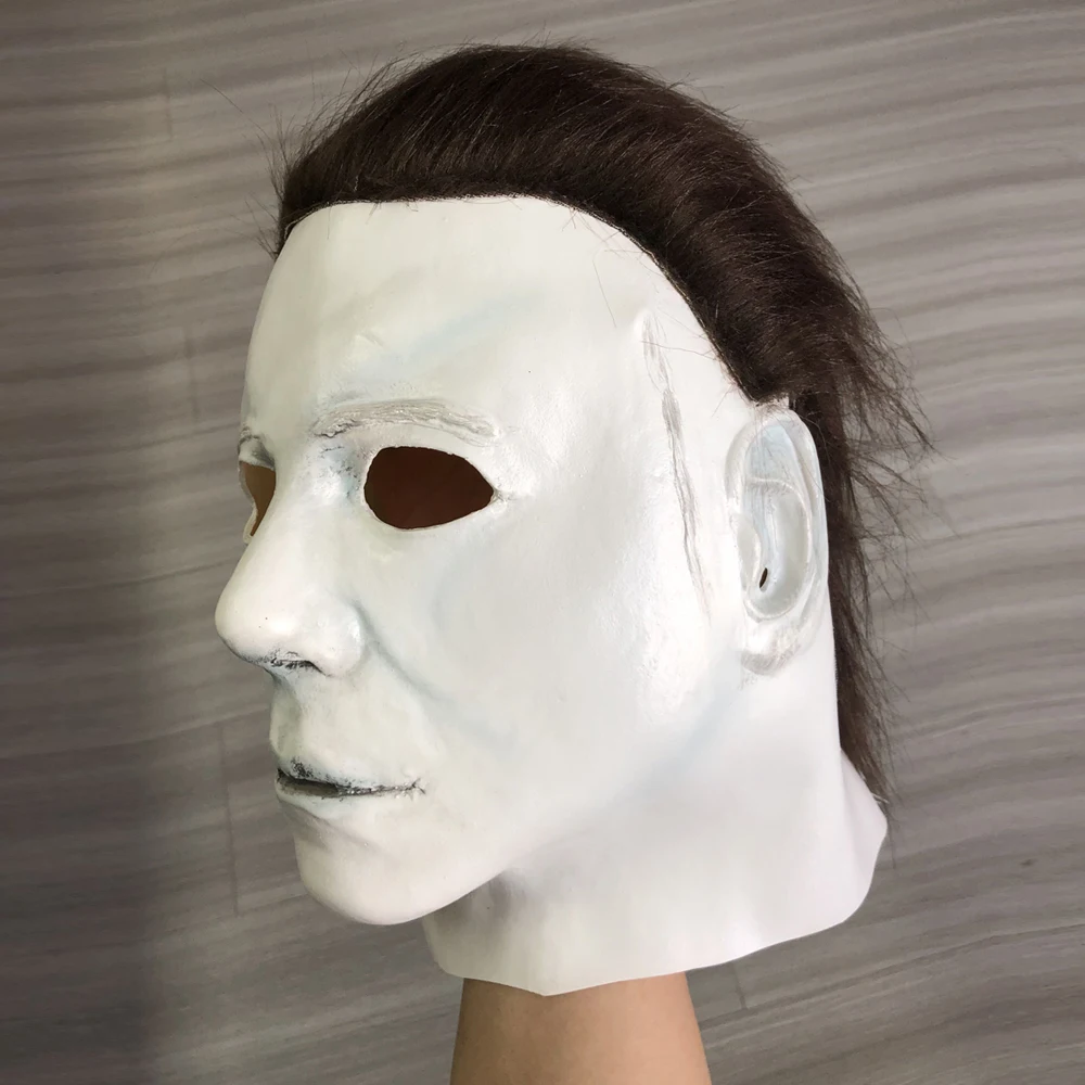 1978 Michael Myers หน้ากากคอสเพลย์สยองขวัญปีศาจ Killer Latex หมวกนิรภัย Carnival Masquerade Party เครื่องประดับชุด