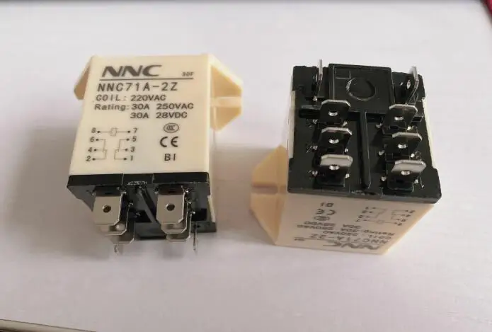 Intermediate relay HHC71A-2Z / JQX-30F 2Z 30A power relay 8pin DC12V DC24V AC110V AC220V