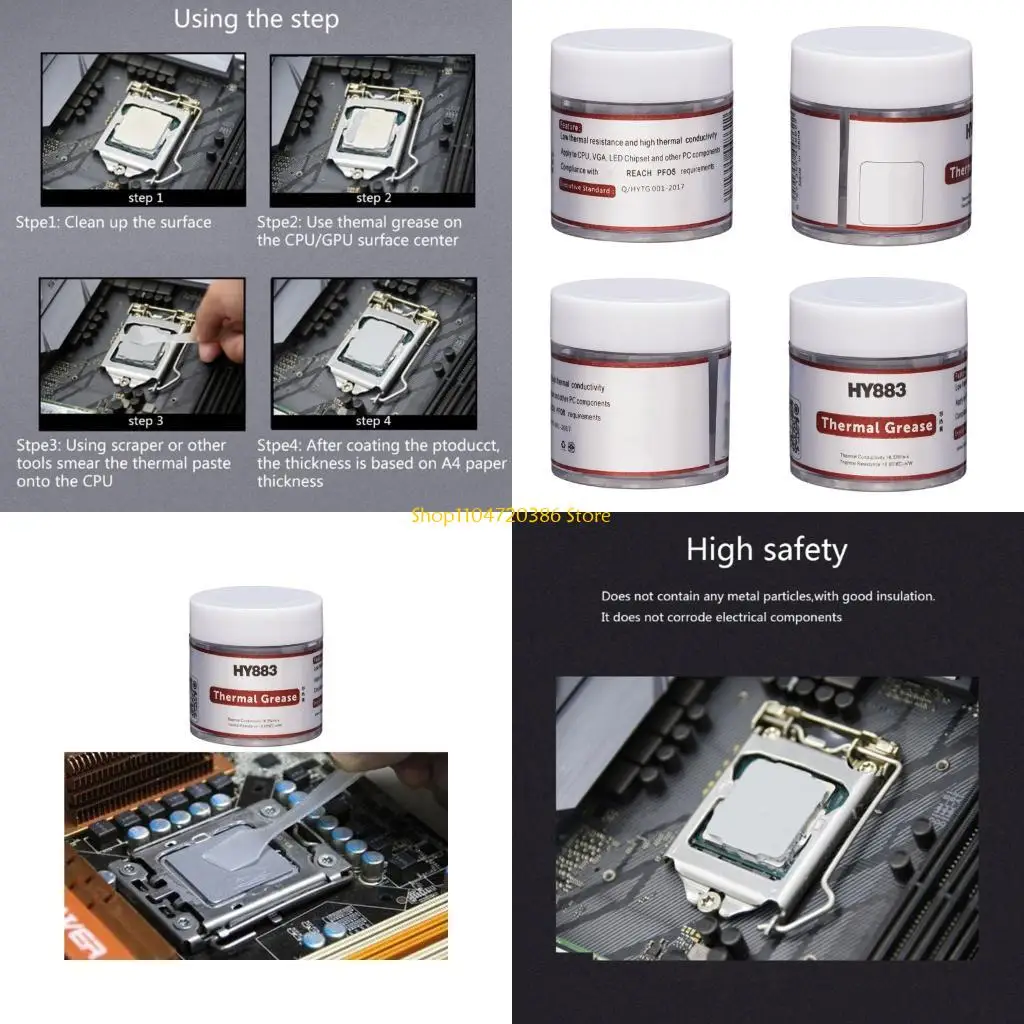 

Передовая термальная передача кремниевой смазки 10г теплоотвода К0ЭА эффективная для процессоров