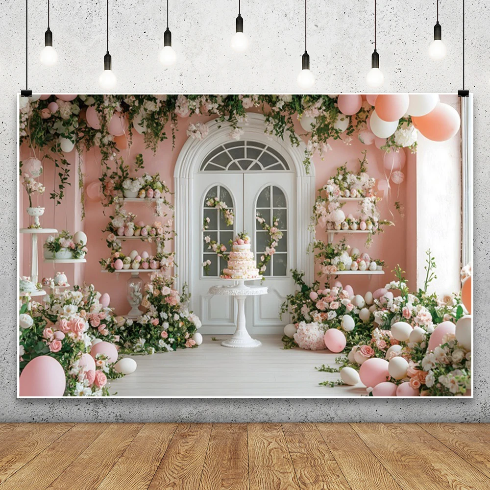 Toile de fond Sweet Shop pour décoration de fête d'anniversaire de fille, fond de photographie, décor de table de gâteau de crème glacée, photocall, salon de dessert