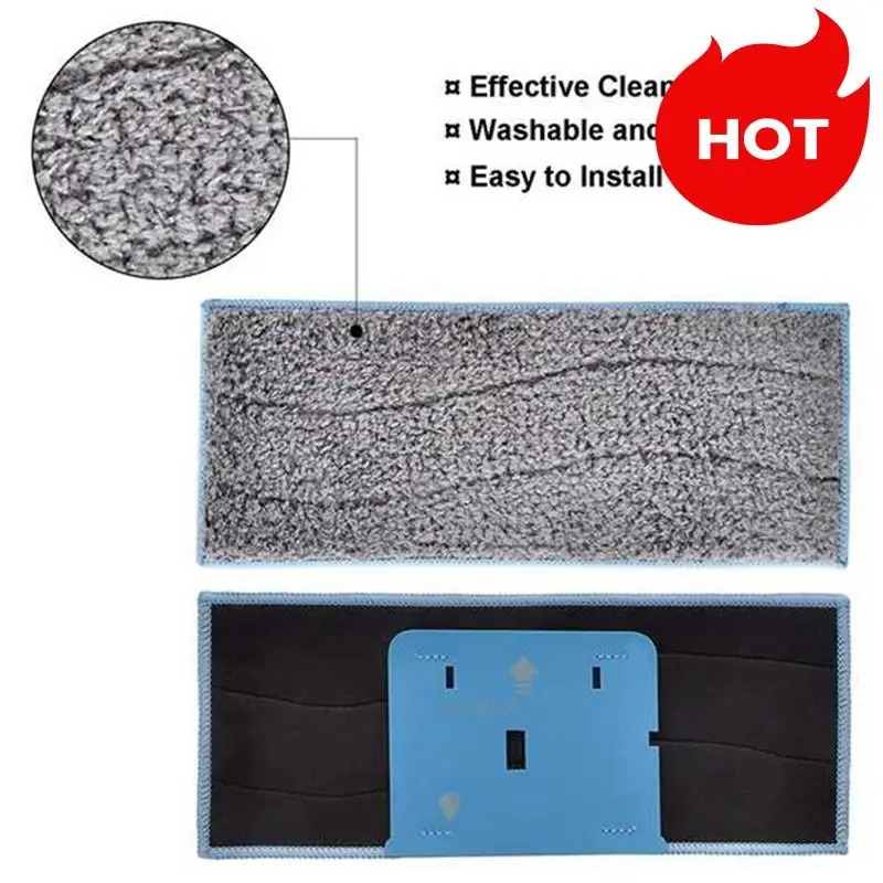 A01V-10PCS Mop Wet Anddry Cloth Kit Forirobot ROOMBA BRAAVA JET M6 Vacuum Cleaner Spare Parts