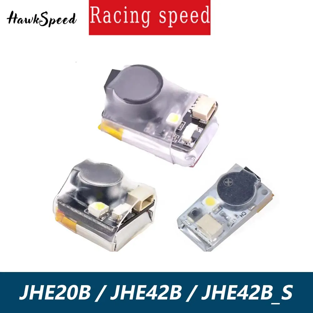 

Finder JHE20B / JHE42B / JHE42B_S 5V Super Loud Buzzer Tracker w/ LED Buzzer Alarm For FPV Racing Drone Flight Controller