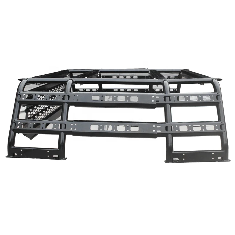 Universal Adjustable Roll Bar Steel Carrier Cage Truck Bed Rack  For Ford Ranger F150