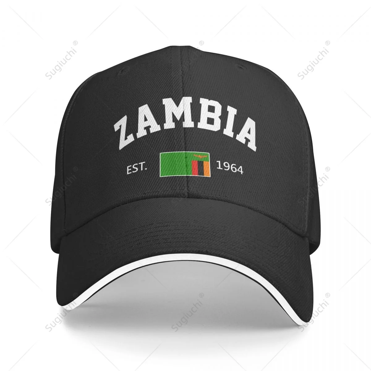 Baseball Cap Zambia EST.1964 Independence Day Men Women Unisex Hip Hop Sandwich Caps Snapback Golf Hat Fishing