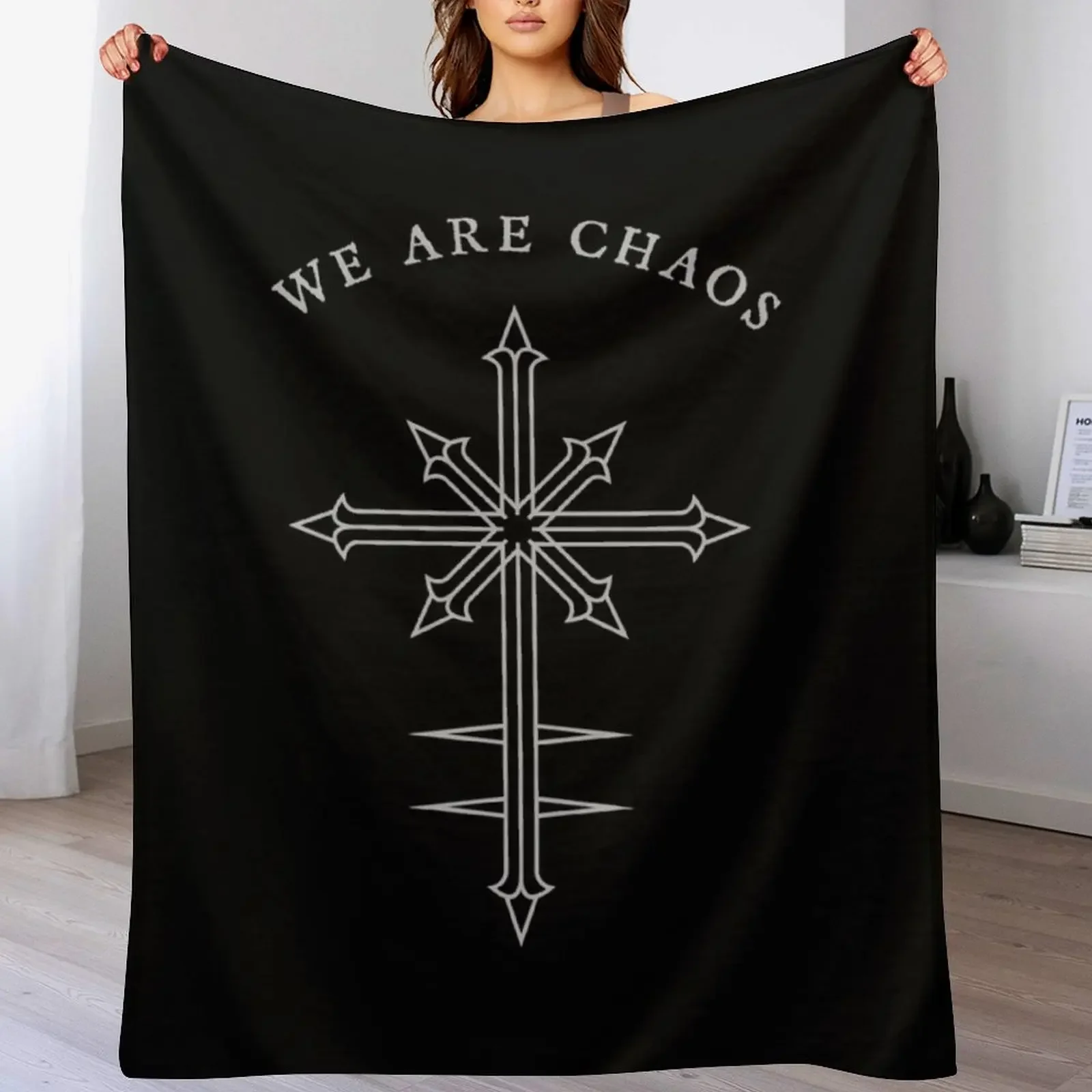 Chaos Cross Throw Blanket Lightweight Cozy Blanket for Bed Sofa