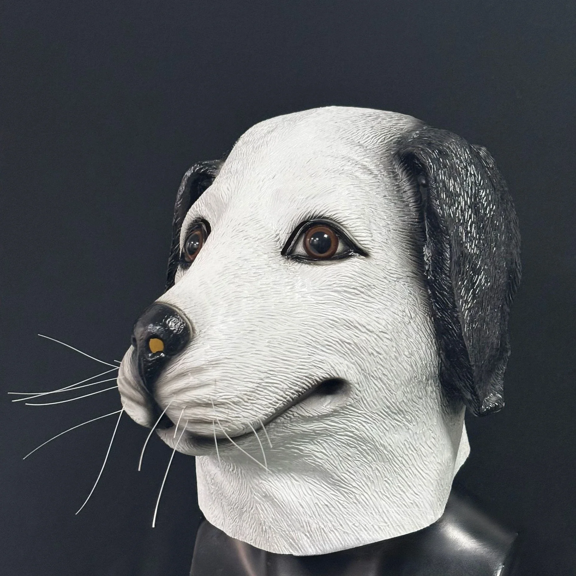 Latex Animal Mask Halloween Cos Wolf Dog Lion Dress Up Show Props Animal Simulation Headpiece Mask Goat Masque Eagle Raccoon