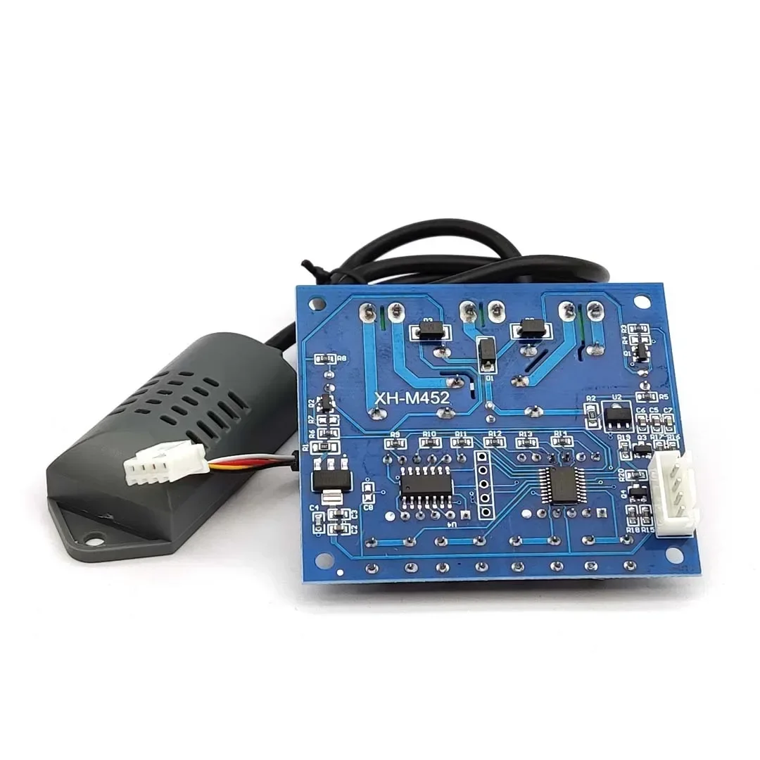 XH-M452 High Precision DC 12V 10A Digital LED Dual Output Temperature and Humidity Controller Module with SHT20 Sensor