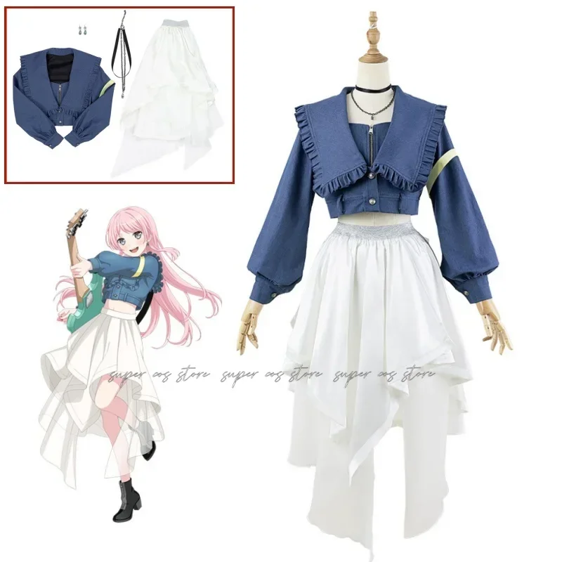 BanG Dream! It's MyGO!!!!! Chihaya Anon Cosplay Costume Anime Dresses Christmas Halloween customized