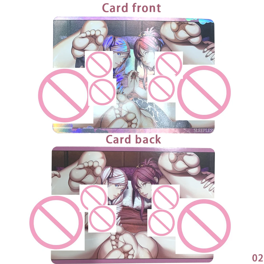 أنيمي مثير عارية جمع بطاقات الانكسار اللون فلاش عارية فتاة بطاقة الدهون الأرداف طبطب الأرداف Otaku الهدايا 63*88 مللي متر #3