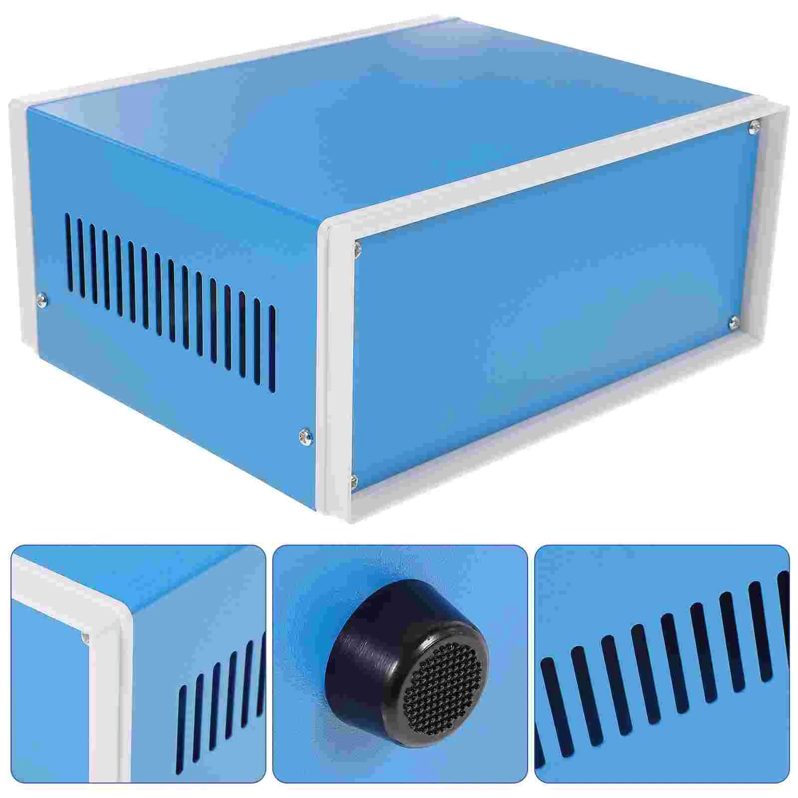 Metal Enclosure Electronic Junction Heavy Duty Metal Case Electric Project Box 4 Box Legs Easy Install Matte Live