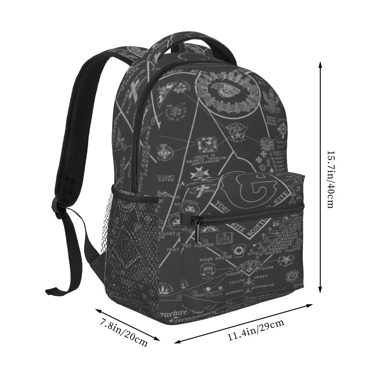 Backpack Casual Travel Bag The Structure Of Freemasonry School Bag Fashion Shoulder Bag For Teenage Girl Bagpack