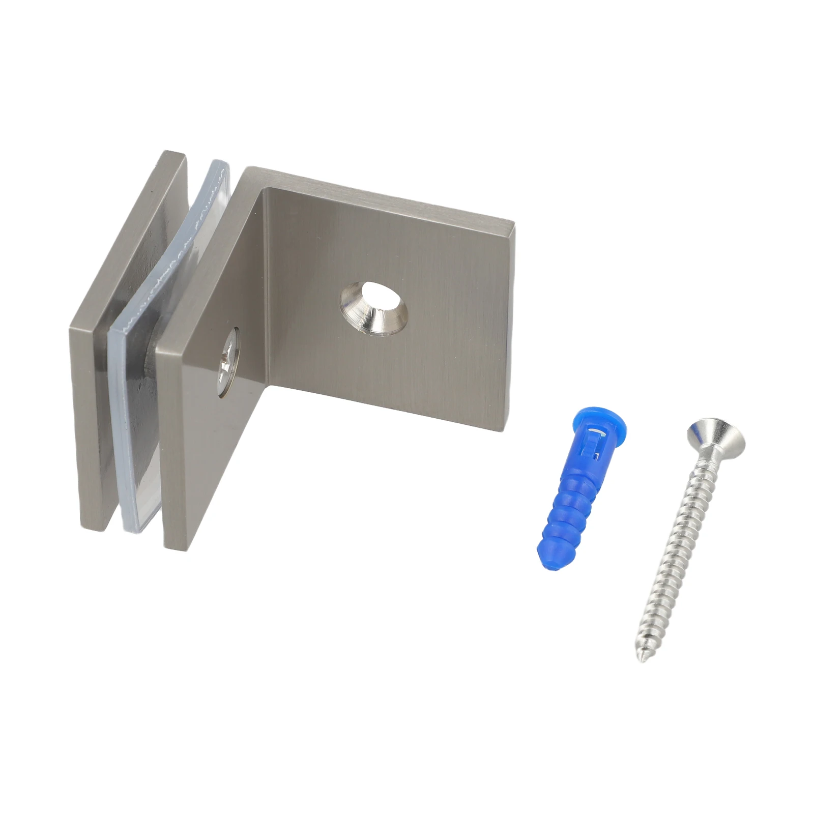 Glass Wall Support 90 Angle Clamp Easy Installation Glass Thickness Support Modern Bathroom Decor For Shower Enclosures Black