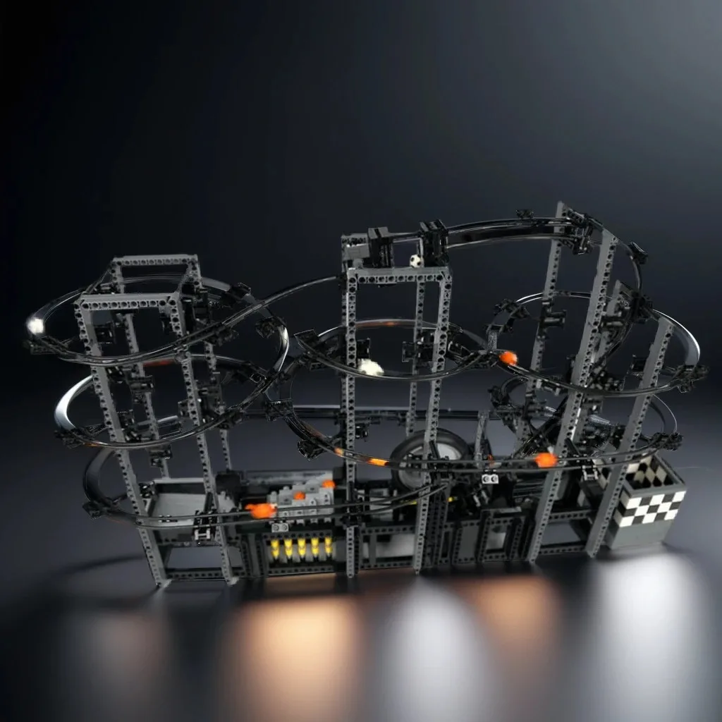 2363 Pcs Ball Shooter Marble Run GBC Mechanical Track Custom MOC Creation Building BlocksToys Toy Gift
